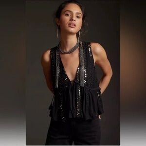 ANTHRO Forever That Girl Night Out Tank Top XL